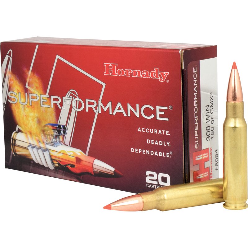 Hornady CX Lead-Free .308 Winchester 150gr Rifle Ammo 20 Rounds