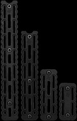 Seekins Precision MRAS ARCA M-LOK Rail 3.3in Black Anodized Aluminum