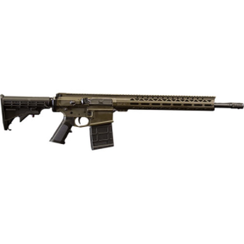 LIVE FREE ARMORY Battle Rifle Heavy 7.62x51 NATO 18" 10rd - OD Green