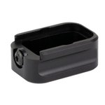 Warne Glock 17/22 +3/2 Magazine Extension, 9mm Luger, Black, Capacity 19