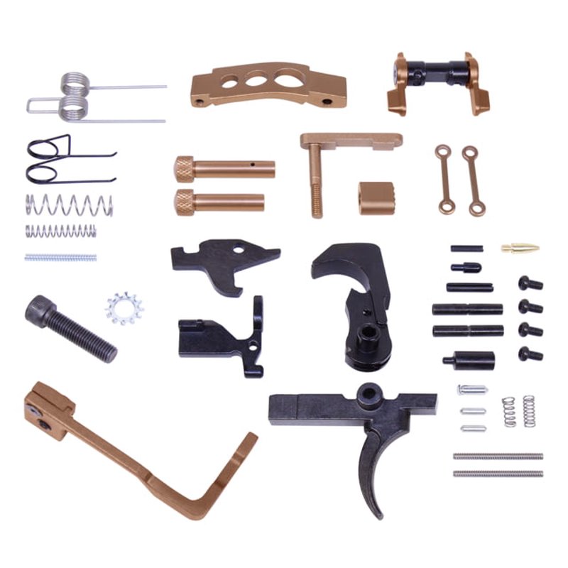 Guntec USA AR-15 Enhanced Lower Parts Kit w/ Upgrades