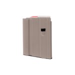 Ammunition Storage Components 6mm ARC AR-15 Magazine 10 Round Stainless FDE Red Follower