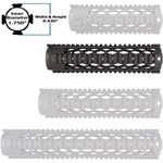 Yankee Hill 9633DX Diamond Series Forearm 9.3" AR-15 Aluminum Black