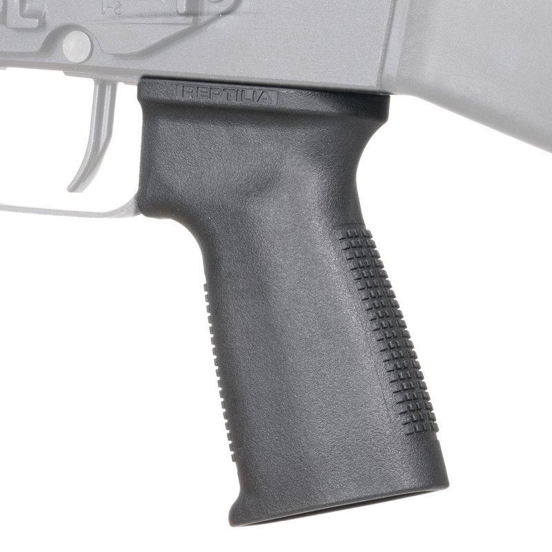 Reptilia CQG AK Pistol Grip, Reinforced Nylon, Enhanced Beavertail - Black (100-137)