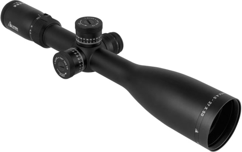 Bresser Alpen Apex Rifle Scope 4.5-27x50mm 30mm Tube First Focal Plane WBDC-TACT Reticle Black