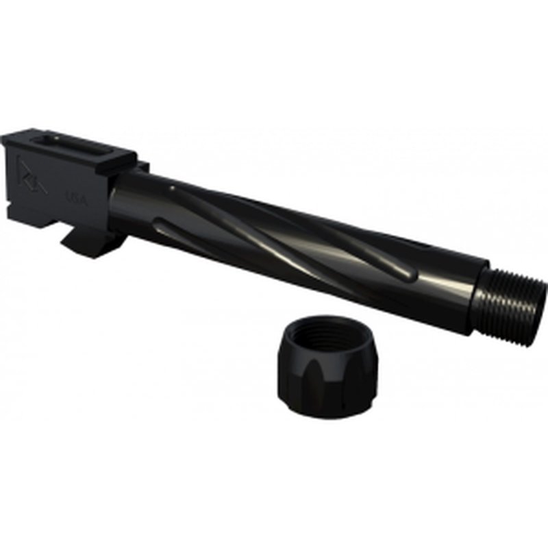 Rival Arms RA20G412A Glock 22 9mm Barrel 4.49" 1:10 Twist PVD Black