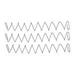 Brownells Chrome Silicon Glock Magazine Springs 9mm 7"