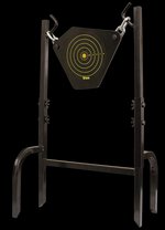 SME 9.5-Inch Steel Gong Target with Stand 10mm NM500 Centerfire Rated
