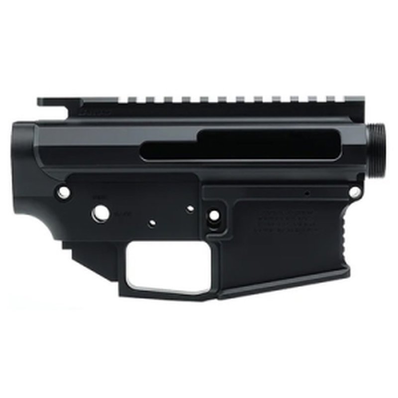 LANTAC Raven Billet Side Charger AR-15 Receiver Set Black