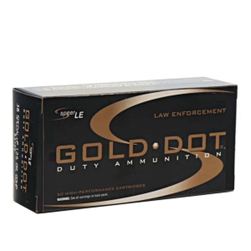 Speer Gold Dot LE .38 Special 125 Grain GDHP Ammunition