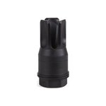 Sig Sauer SL55612X2825DEGF Clutch-Lok QD Flash Hider Black Stainless Steel with 1/2"-28 tpi Threads 2.10" OAL for 5.56mm Sig Taper-Lok Barrels