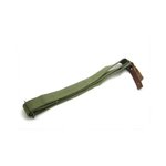 Aim Sports PJSSL Heavy Duty AK/SKS Rifle Sling - Olive Green (Leather Trim)