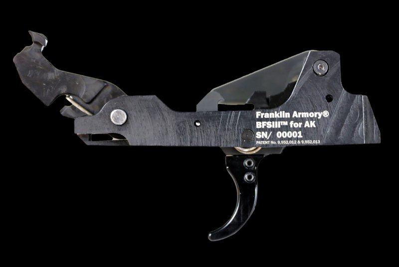 Franklin Armory BFSIII Binary Firing System Trigger Gen 3 for 9mm AK Platforms Curved Black
