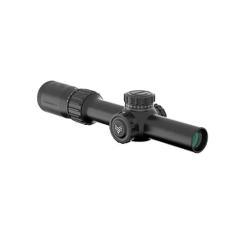 Swampfox Optics Tomahawk II 1-6x24 SFP Variable Optic, Amber BFO (Bright Fiber Optic) Reticle - THK16241-AF