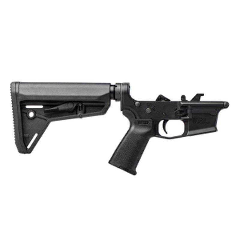 Aero Precision EPC-9 Carbine Complete Lower Receiver with MOE Grip and MOE SL Carbine Stock - Anodized Black