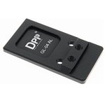 DPP Titanium Glock Rear Sight Mount Adapter for Vortex Razor/Sig Romeo 3 - Black Anodized