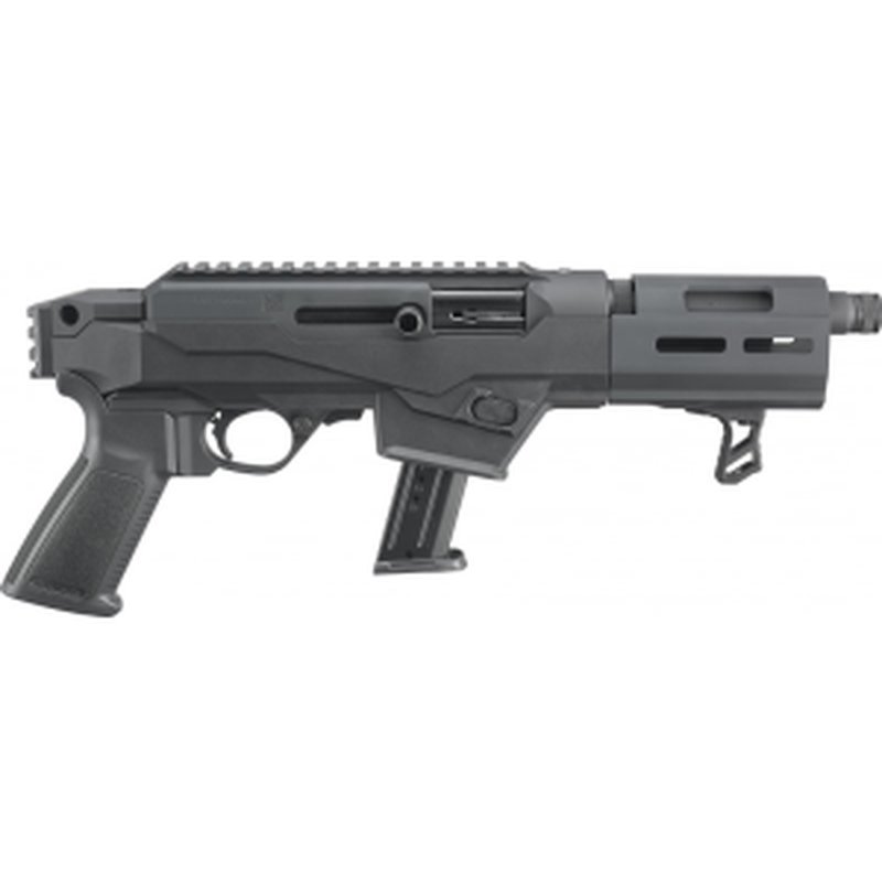 Ruger PC Charger 9mm 6.5" Threaded Barrel 10rd Pistol M-LOK Black