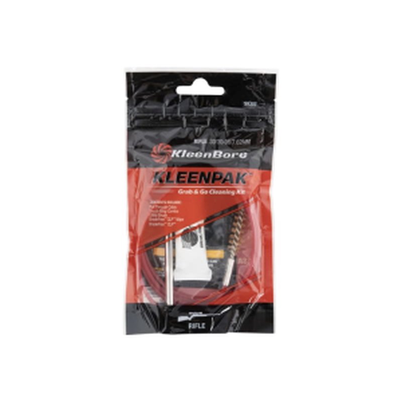 Kleen-Bore SK207-10 Grab & Go Rifle Cleaning Kit (.30/.30-06/7.62mm) 10-Pack
