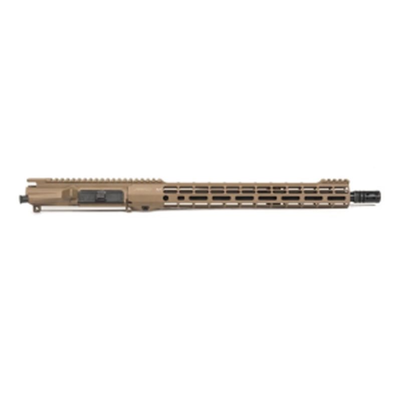Aero Precision M4E1 Threaded 16 Inch 5.56 Mid Length Complete Upper Atlas S-One Handguard Cerakote FDE APAR700315M7
