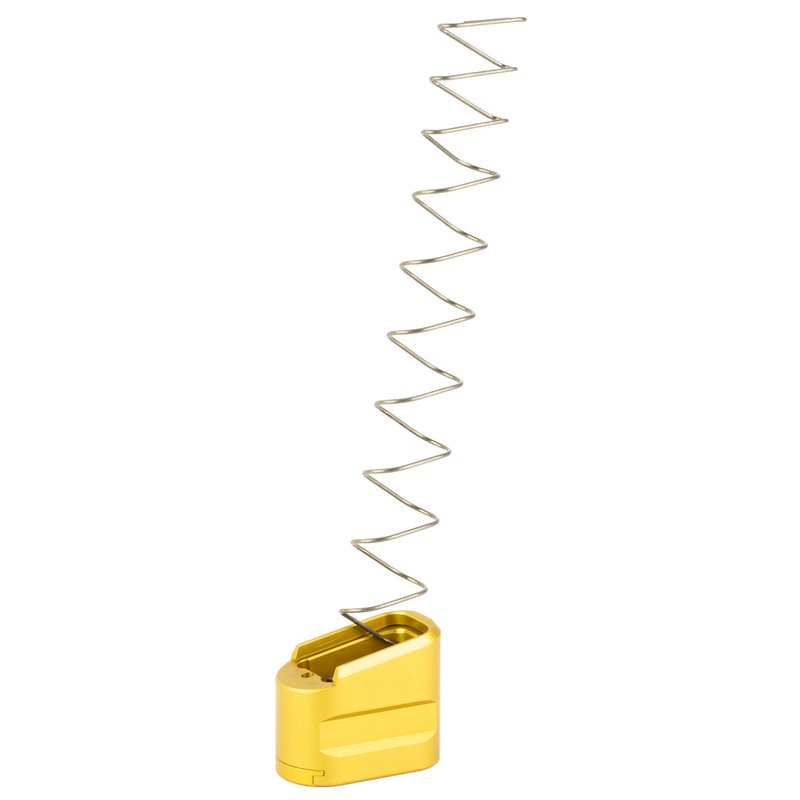 Shield Arms S15 +5 Magazine Extension Billet 6061 Aluminum Type II Anodized Gold SA-S15-ME-5-GLD