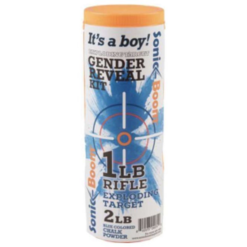 Sonic Boom Exploding Targets Gender Reveal Kit Boy