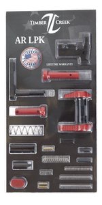 Timber Creek Lower Parts Kit, Red - AR LPK R