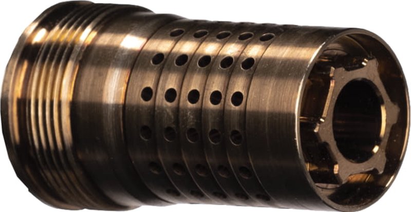 Q Cherry Bomb Muzzle Brake 45 Cal Stainless .578-28