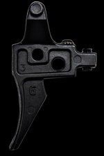 Geissele Automatics Super Sabra Lightning Bow Trigger for IWI Tavor and X95 Rifles Black Oxide