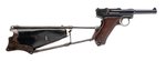 DWM 1902 American Eagle Fat Barrel Luger With Ideal Shoulder Stock