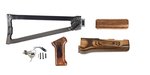 PSA AK Nutmeg Furniture Set and Folding Stock w/ PSA Custom AK-47 Enhanced Polished Nickel Boron