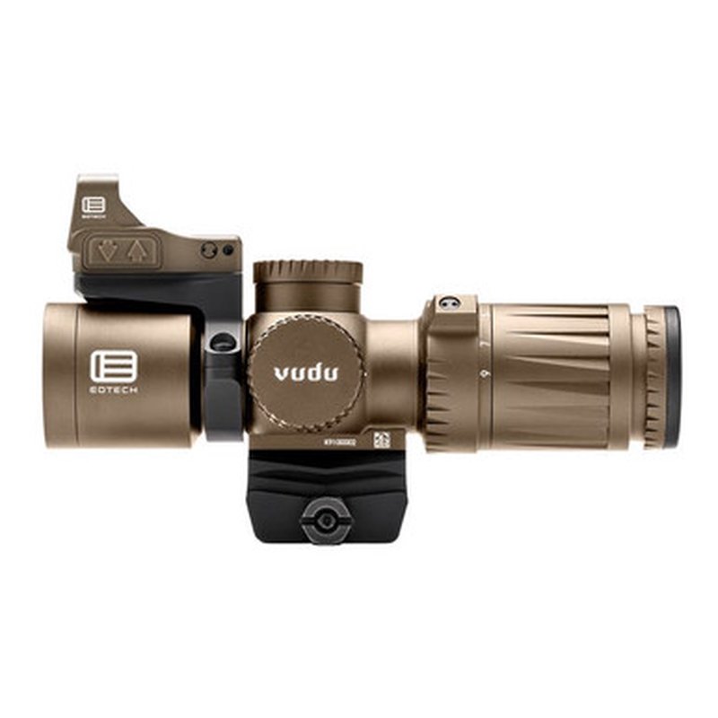 EOTech Vudu 3-9x32mm SFP MR5 MRAD Riflescope Kit w/ EFLX & Integrated Mount, Tan