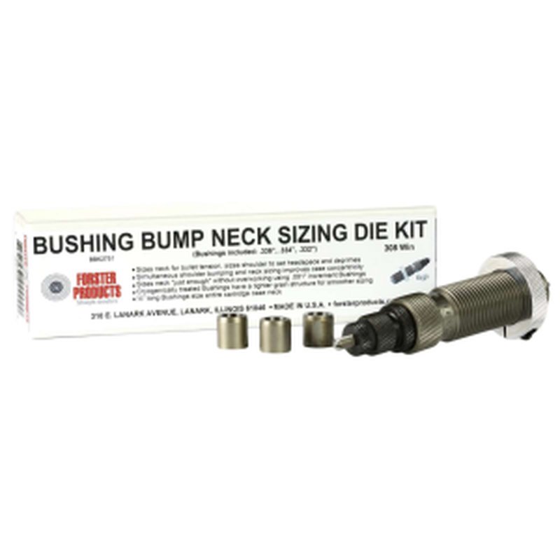 Forster Bushing Bump NS Kit 6.5 PRC Reloading Die Kit