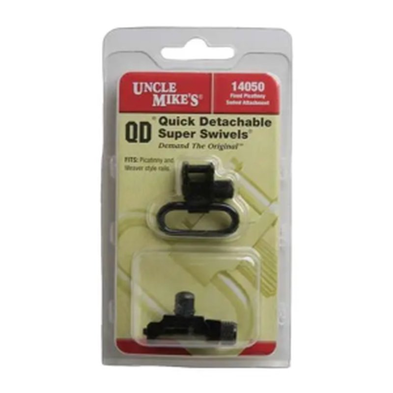 Uncle Mikes Super Swivel QD Picatinny/Weaver Swivel Attachment, Blued 1" Loop
