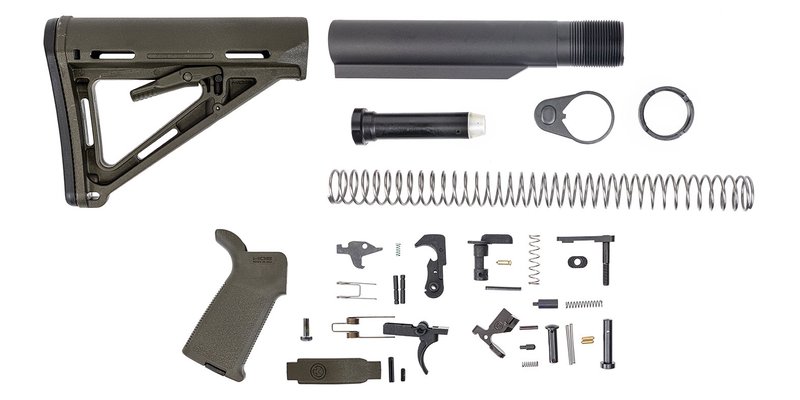 Palmetto State Armory Magpul MOE Lower Build Kit - OD Green