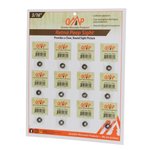 October Mountain Retna Peep Sight OD Green 3/16 in. 12 pk