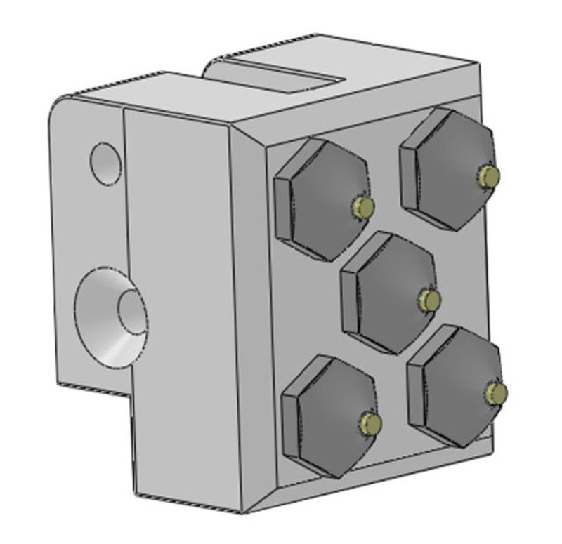 JL Billet MBS Spike Pad/Glass Breaker JLB-MBS-SP Color: Black, Weight: 1 lb, Country of Origin: USA, 10% Off w/ Free S&H