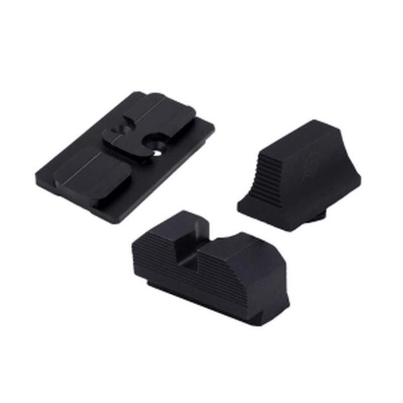 XS Sights Glock MOS Optic Mount Bundle for Glock ACRO Non-Tritium Black