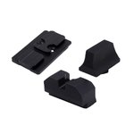 XS Sights Glock MOS Optic Mount Bundle for Glock ACRO Non-Tritium Black