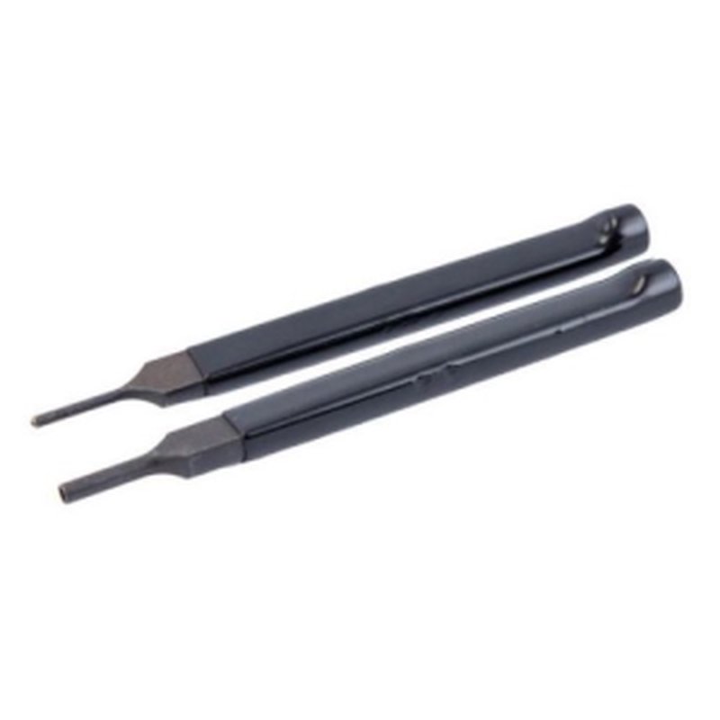 Wheeler 710906 AR15 Bolt Catch Install Punch Kit Black Steel AR Platform Rubber Handle 2 Pieces