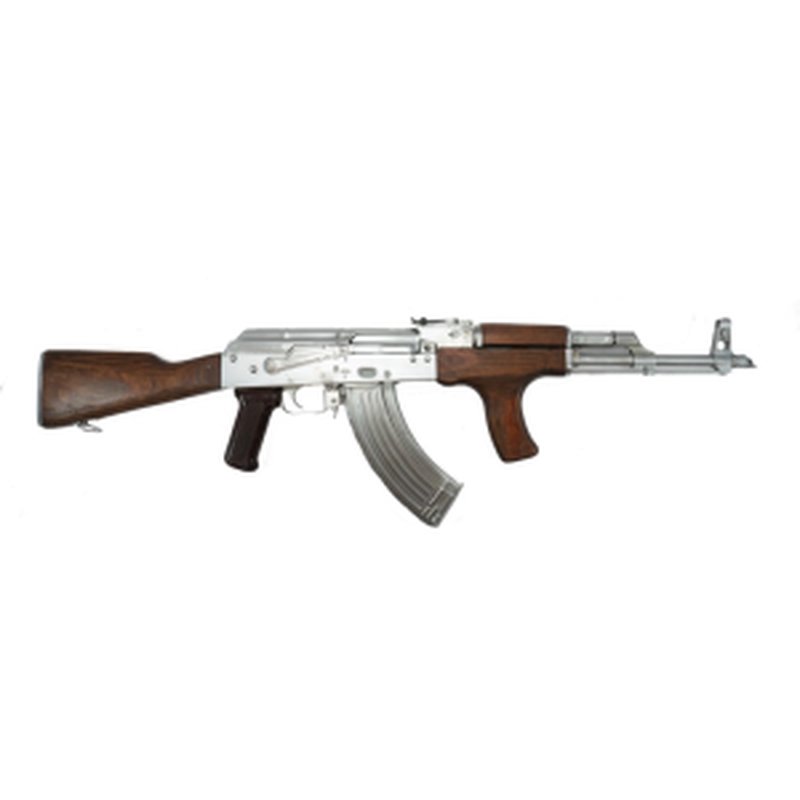 Elite Tactical Romanian AKM Chrome AK47 Semi-Auto Rifle 7.62x39 16 Inch