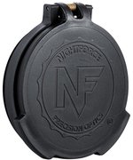 NightForce NXS 50mm Objective Flip-Up Lens Caps - Black