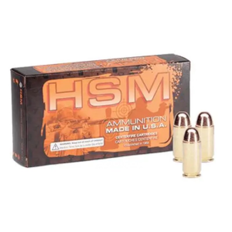 HSM 45A12R 45 ACP 230 FMJ Ammunition 50/20