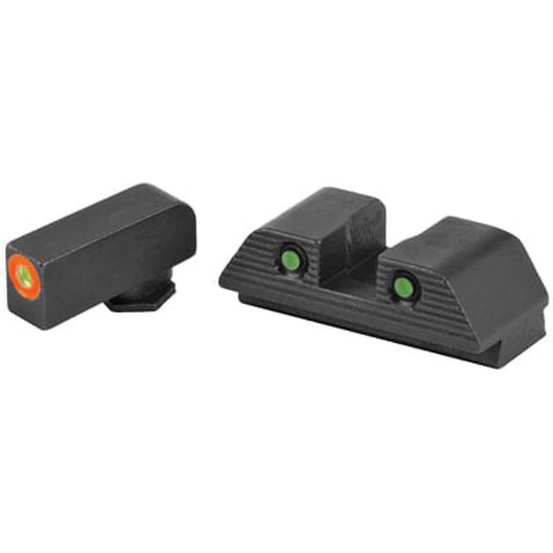 AmeriGlo Trooper Night Sight Set Glock 17/19 Gen 5 (Green/Orange)