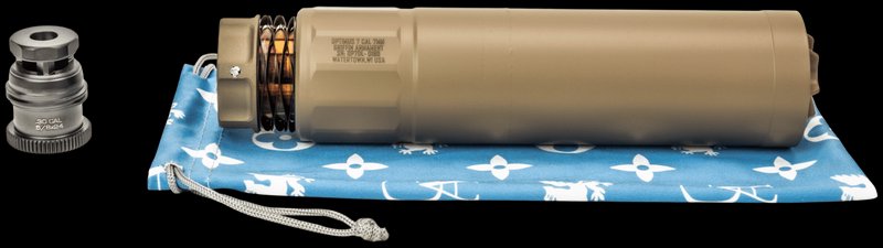 Griffin Armament Optimus 7 Suppressor Dual-Lok 5/8x24 Stainless Steel