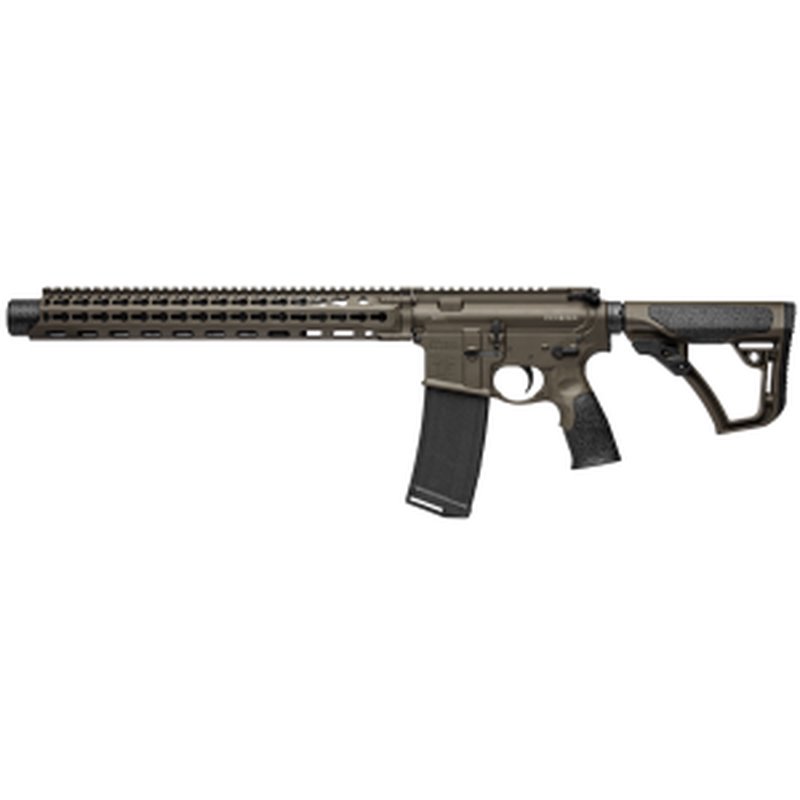 Daniel Defense DDM4 ISR 300 Blackout 9in No Mag Brown Rifle
