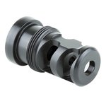 Griffin Armament 5/8-24 Taper Mount 2-Port Paladin Brake, 6.5mm, Melonite QPQ - TMPB65MM5824