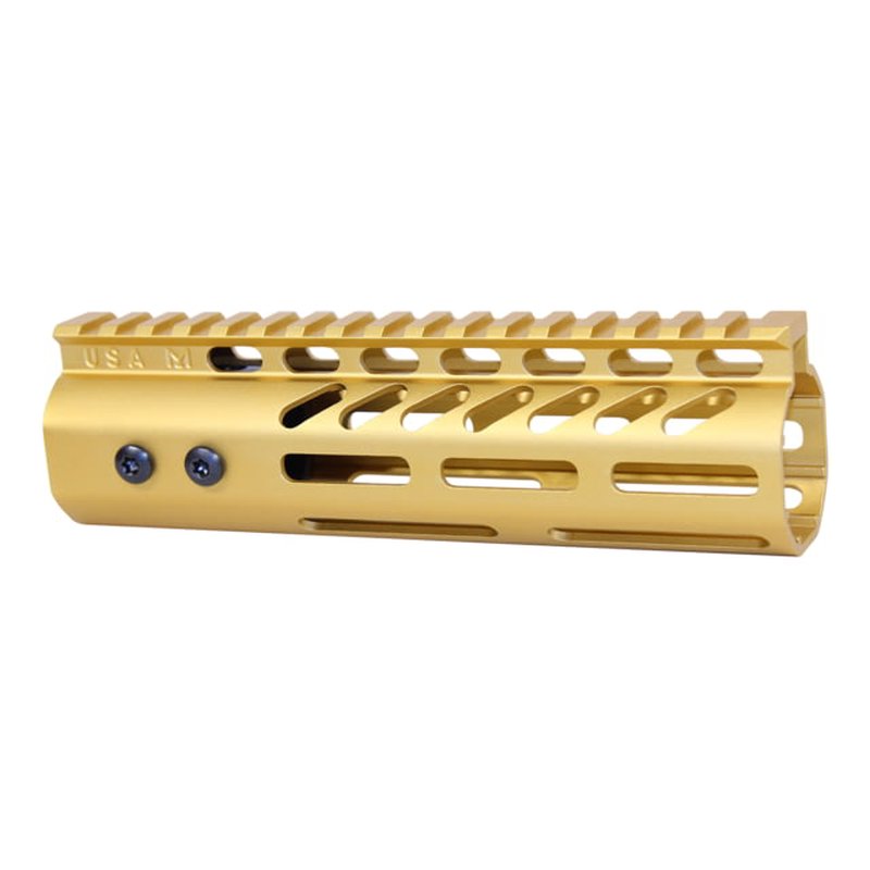 Guntec USA .308 Caliber Ultra Lightweight Thin M-LOK System Free Floating Handguard w/Monolithic Top Rail