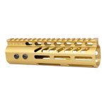 Guntec USA .308 Caliber Ultra Lightweight Thin M-LOK System Free Floating Handguard w/Monolithic Top Rail