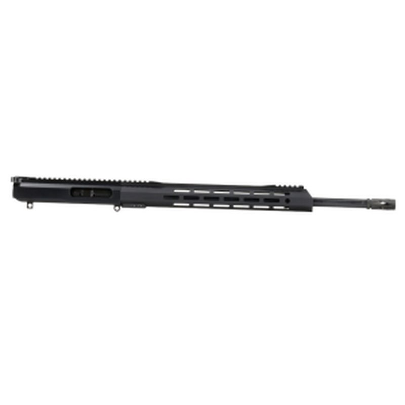 BC-10 | .22-250 Sporter Slick Side Upper | 20" Black Nitride Heavy Barrel | 1:14 Twist | Rifle Length Gas System | 15" MLOK Split | with BCG & Charging Handle