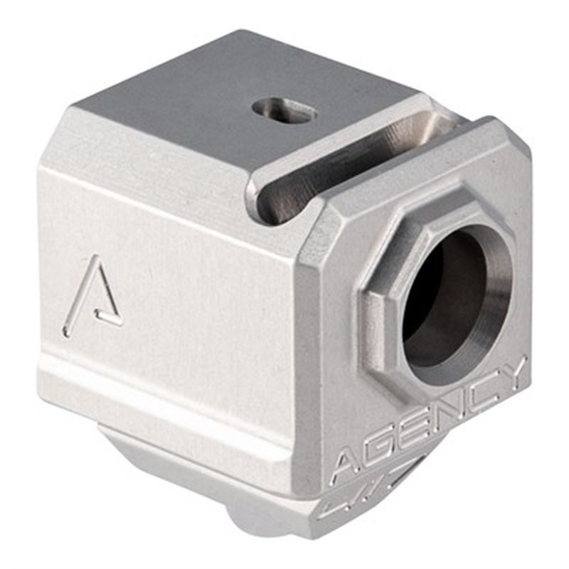 Agency Arms 417s Single Port Compensator Glock Gen 3 9mm Gray